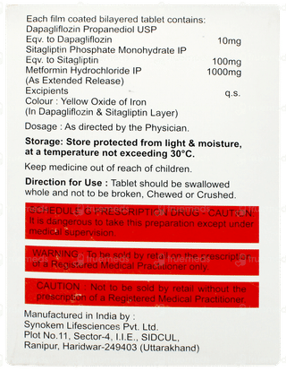 Sulidapa Sm 10/100/1000 Tablet 15