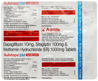 Sulidapa Sm 10/100/1000 Tablet 15
