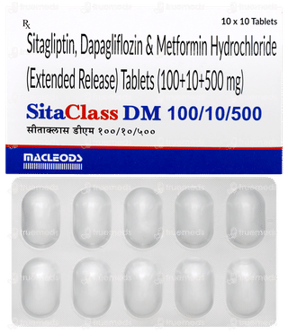 Sitaclass Dm 100/10/500 Tablet 10