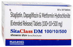 Sitaclass Dm 100/10/500 Tablet 10