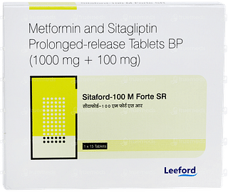 Sitaford 100 M Forte Sr Tablet 15