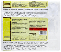 Sitaford 100 M Forte Sr Tablet 15
