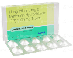 Linaford 2.5 M Forte Tablet 10 Linaford 2.5 M Forte Tablet 10