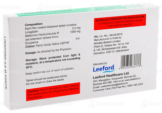Linaford 2.5 M Forte Tablet 10