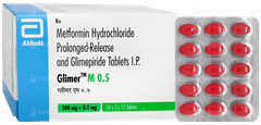 Glimer M 0.5 Tablet 15
