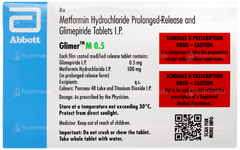Glimer M 0.5 Tablet 15