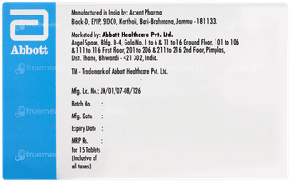 Glimer M 0.5 Tablet 15