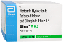 Glimer M 0.5 Tablet 15