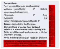 Glimecheck Mf 2/850 Tablet 10
