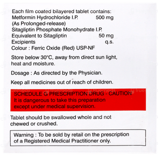 Siglyn M 50/500 Tablet Pr 10