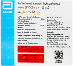 Siaglide M Od 100/500 Tablet 15