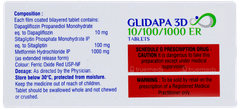 Glidapa 3d 10/100/1000 Er Tablet 15