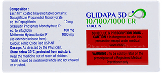 Glidapa 3d 10/100/1000 Er Tablet 15