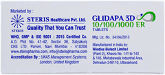 Glidapa 3d 10/100/1000 Er Tablet 15