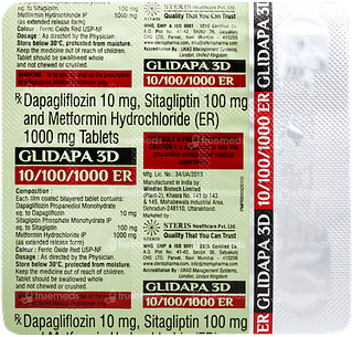 Glidapa 3d 10/100/1000 Er Tablet 15