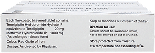 Tenepride M 1000 Tablet Pr 15