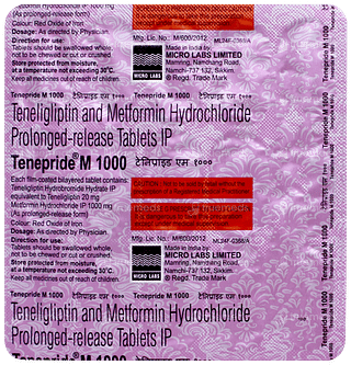 Tenepride M 1000 Tablet Pr 15