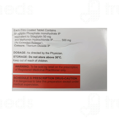 Msn Sita M Er 50/500 Tablet 10
