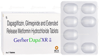 Gemer Dapa Xr 10/2/500 Tablet 7