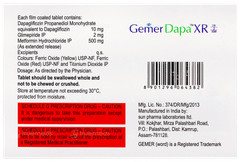 Gemer Dapa Xr 10/2/500 Tablet 7 Gemer Dapa Xr 10/2/500 Tablet 7