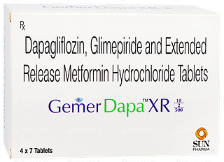 Gemer Dapa Xr 10/2/500 Tablet 7