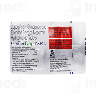 Gemer Dapa Xr 10/2/500 Tablet 7