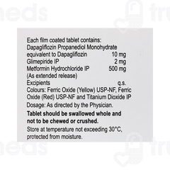 Gemer Dapa Xr 10/2/500 Tablet 7