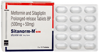 Sitanorm M 50/500 Tablet Pr 15