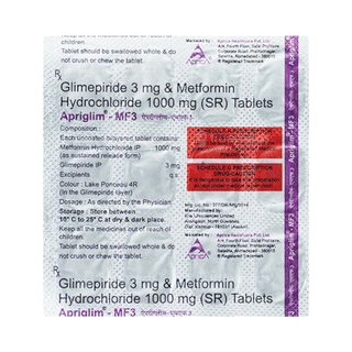 Apriglim Mf 3 Tablet 15