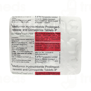 Glimisave Max Forte 3 Tablet Pr 15