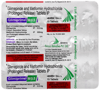 Glimiprime M 0.5 Tablet 15