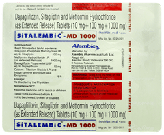 Sitalembic Md 1000 Tablet 15 Sitalembic Md 1000 Tablet 15