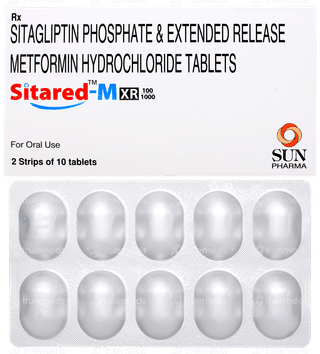 Sitared M Xr 100/1000 Tablet 10
