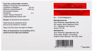 Sitared M Xr 100/1000 Tablet 10
