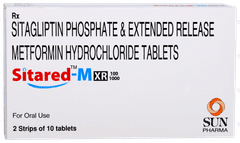 Sitared M Xr 100/1000 Tablet 10