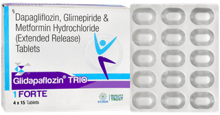 Glidapaflozin Trio 1 Forte Tablet 15