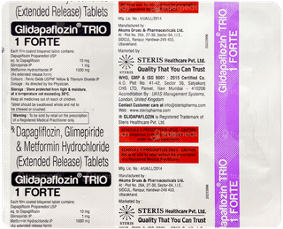 Glidapaflozin Trio 1 Forte Tablet 15