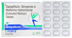 Glidapaflozin Trio 2 Forte Tablet 15