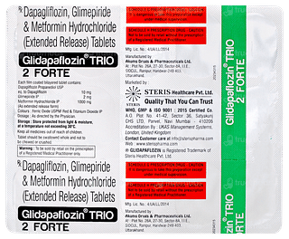 Glidapaflozin Trio 2 Forte Tablet 15