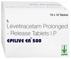 Epilive Er 500 Tablet 10