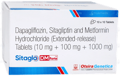 Sitaglo Dm Forte Tablet 10
