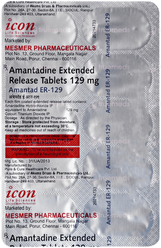Amantad Er 129 Tablet 10