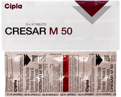 Cresar M 50 Tablet 10