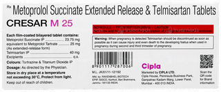 Cresar M 25 Tablet 10