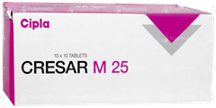 Cresar M 25 Tablet 10
