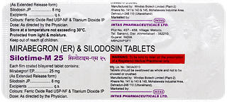 Silotime M 25 Tablet 10