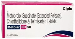 Metolar 3d 50 Tablet 10