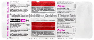 Metolar 3d 50 Tablet 10