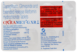 Oxramet G Xr 10/1/1000 Tablet 7
