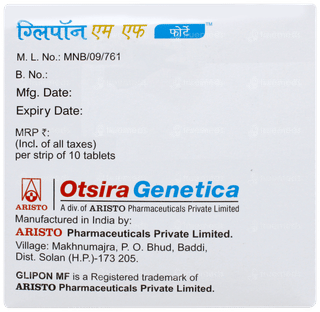 Glipon Mf Forte Tablet Pr 10